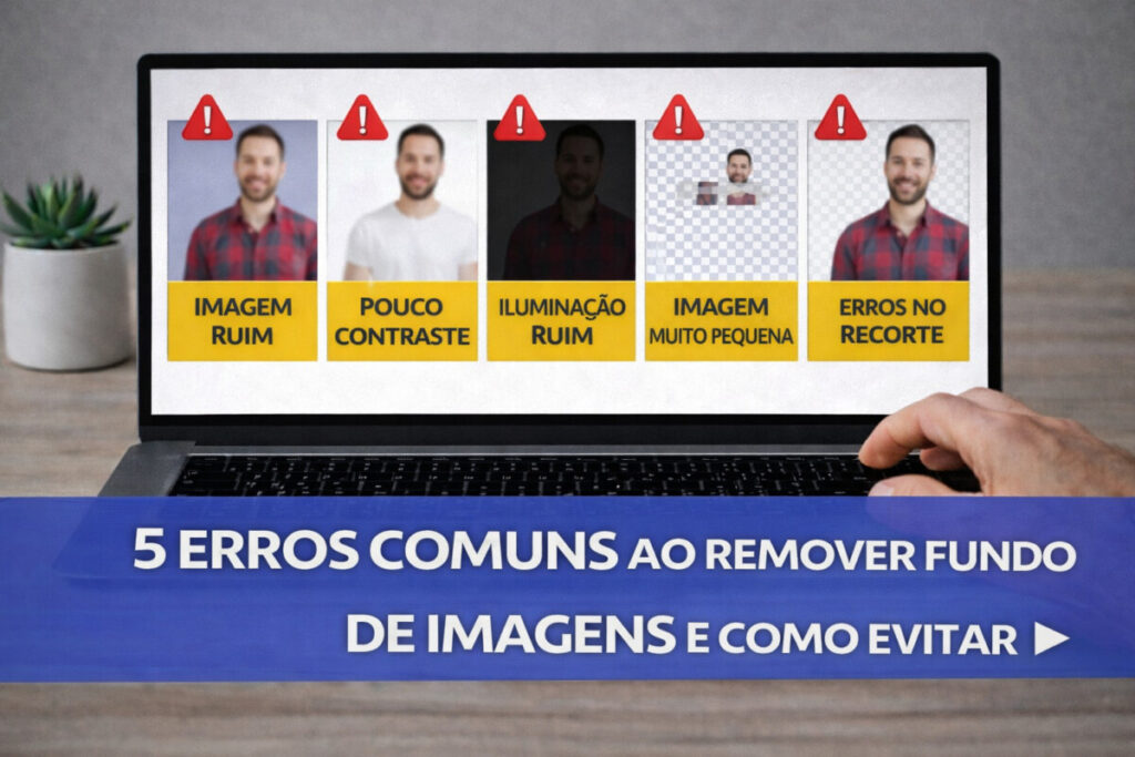 5 erros comuns ao remover fundo de imagens e como evitar