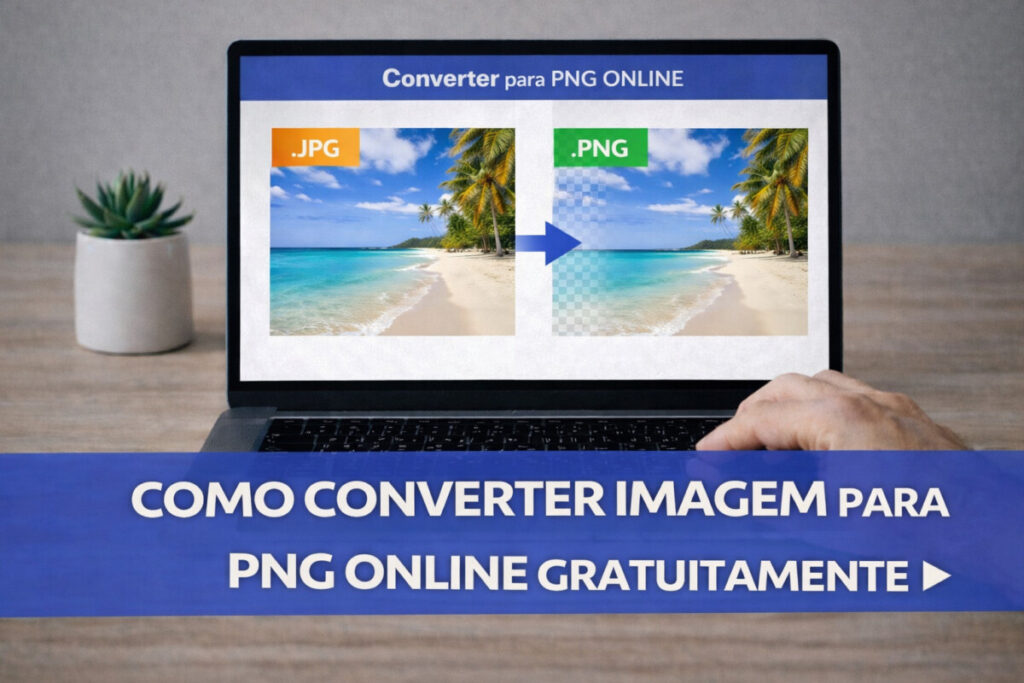 Como converter imagem para PNG online gratuitamente