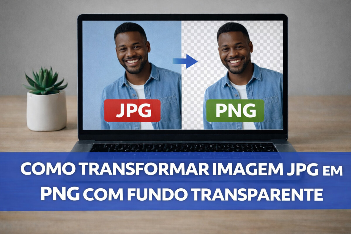 Como transformar imagem JPG em PNG com fundo transparente